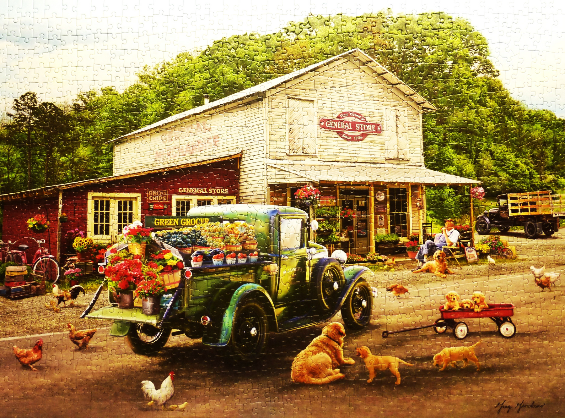 Rural Delight: Enjoy Fresh Groceries at the General Store!