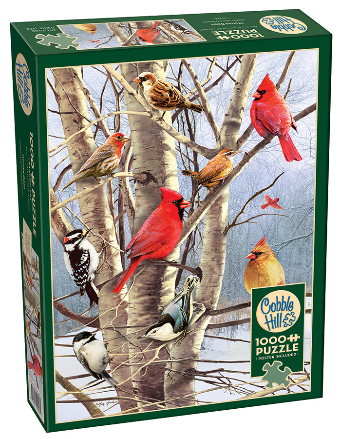 Winter Birds - Puzzle - 1000 piece - Cobble Hill Company — Cobble