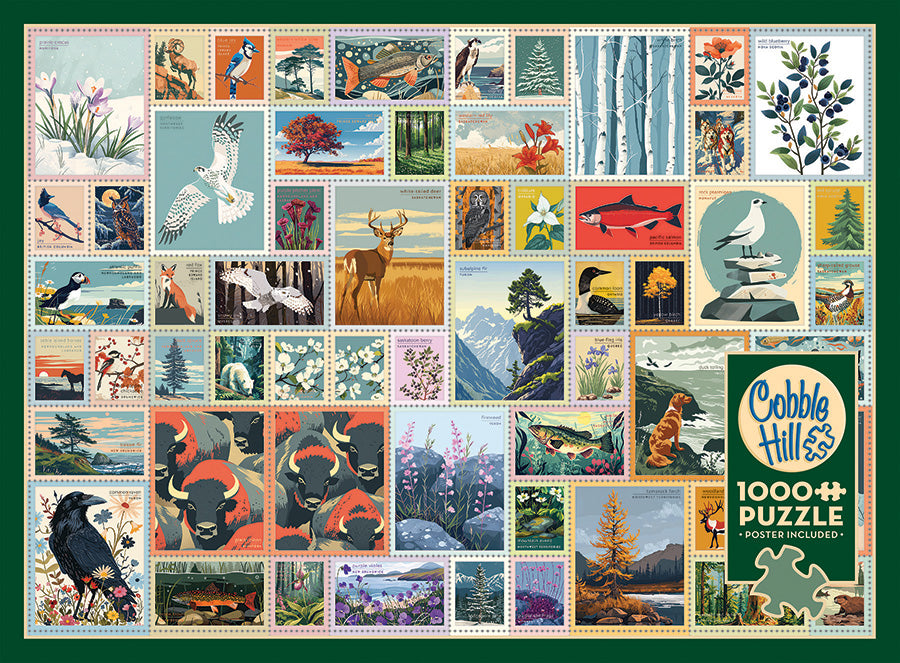 Emblems of Canada | 1000 Piece| AI Assistance