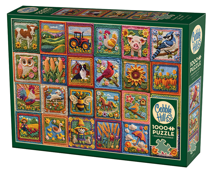 Country Life Crochet - Puzzle - 1000 piece - Cobble Hill Company