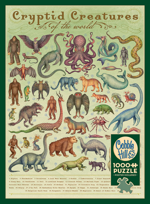 Cryptid Creatures | 1000 Piece
