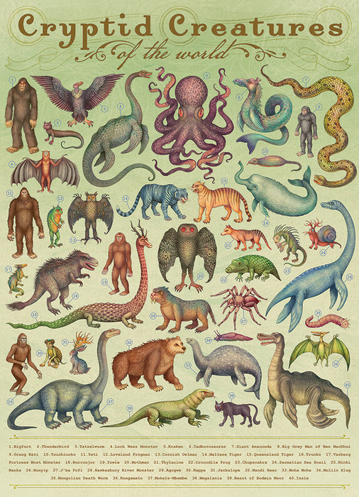 Cryptid Creatures | 1000 Piece