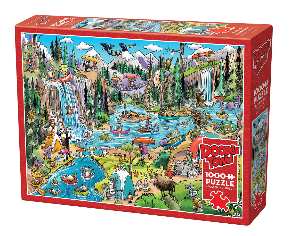 DoodleTown: Portage Pandemonium | 1000 Piece — Cobble Hill Puzzles