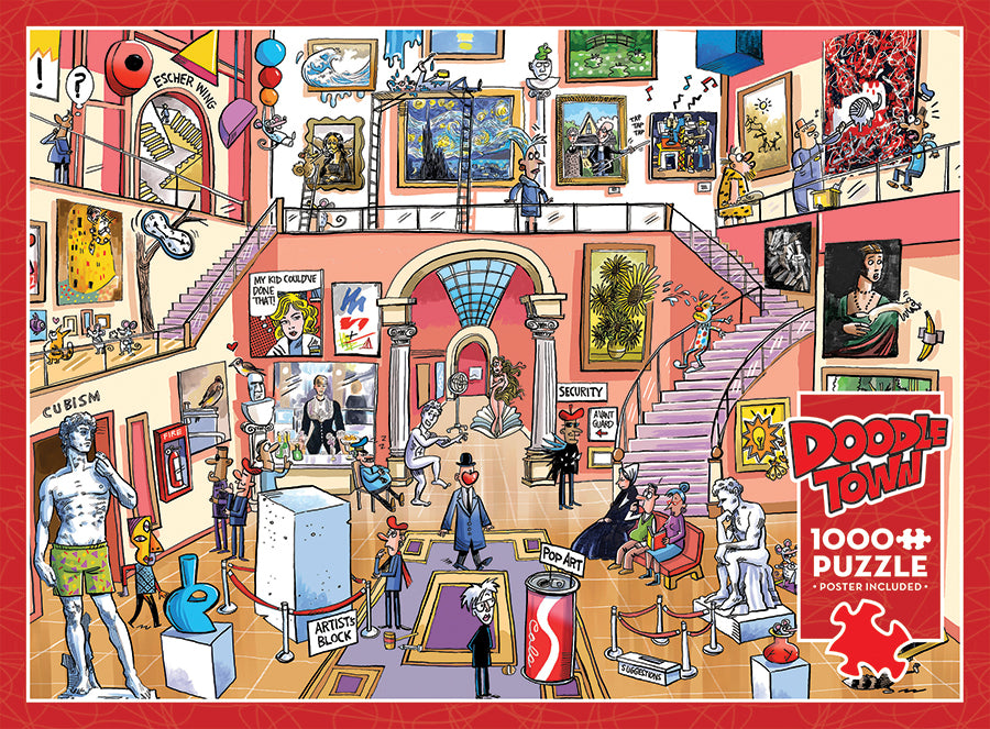 Doodletown: Museum Mischief | 1000 Piece