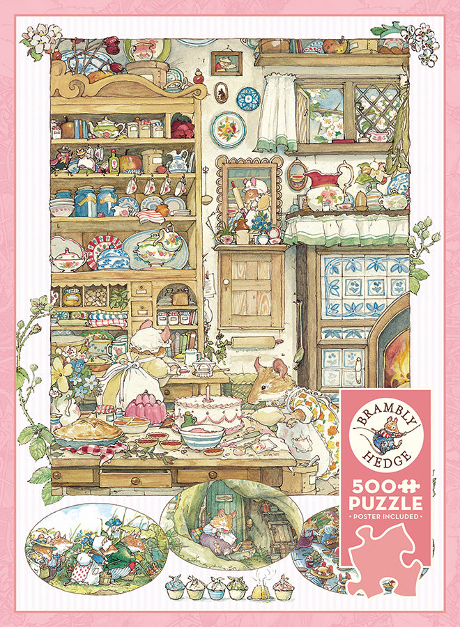 Brambly Hedge Picnic Preparations - Puzzle - 500 piece - Cobble