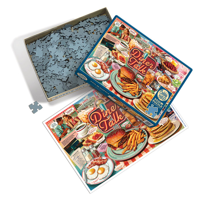 Diner Talk | 500 Piece | AI Assistance