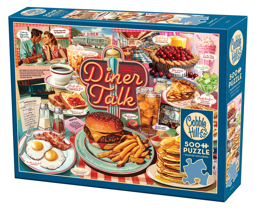 Diner Talk | 500 Piece | AI Assistance