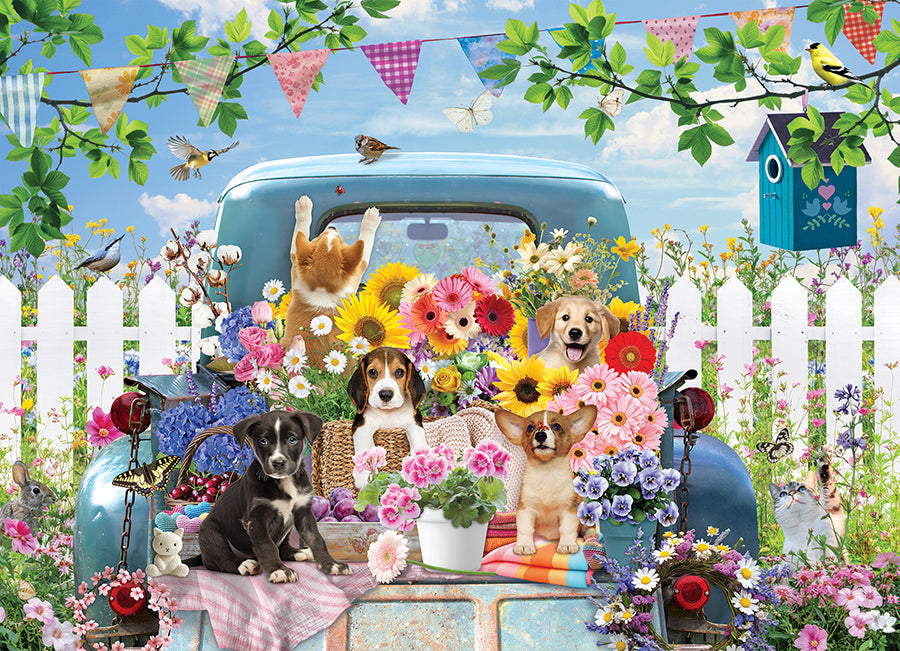 Country Truck in Summer | 500 Piece | AI Assistance
