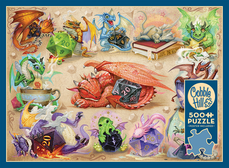 D20 Dragons | 500 Piece