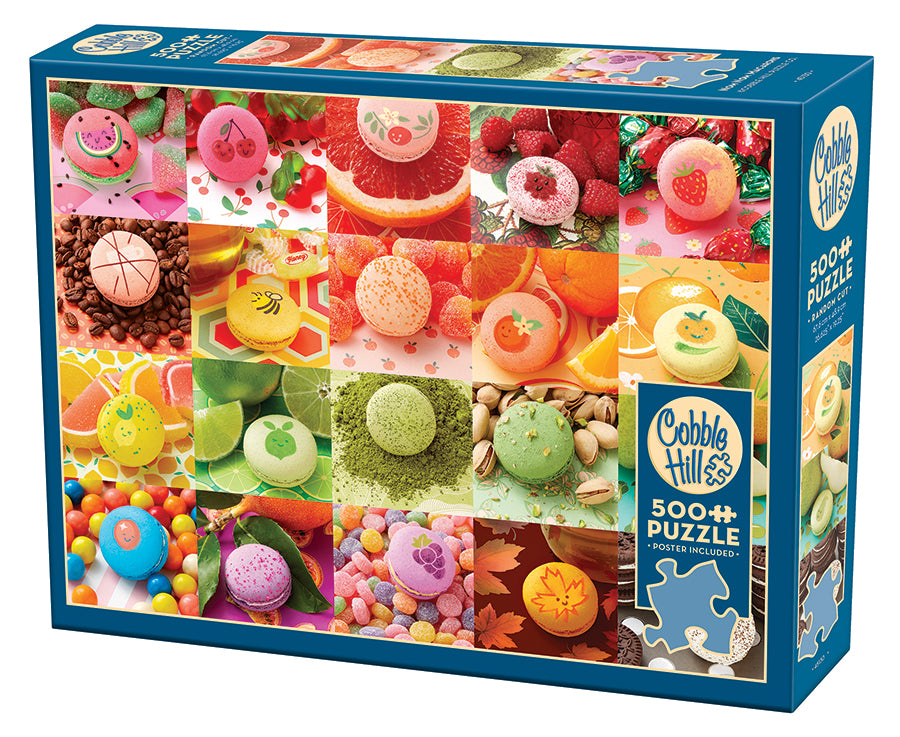 Nom Nom Macarons - 500 piece - Cobble Hill Puzzle Co — Cobble Hill