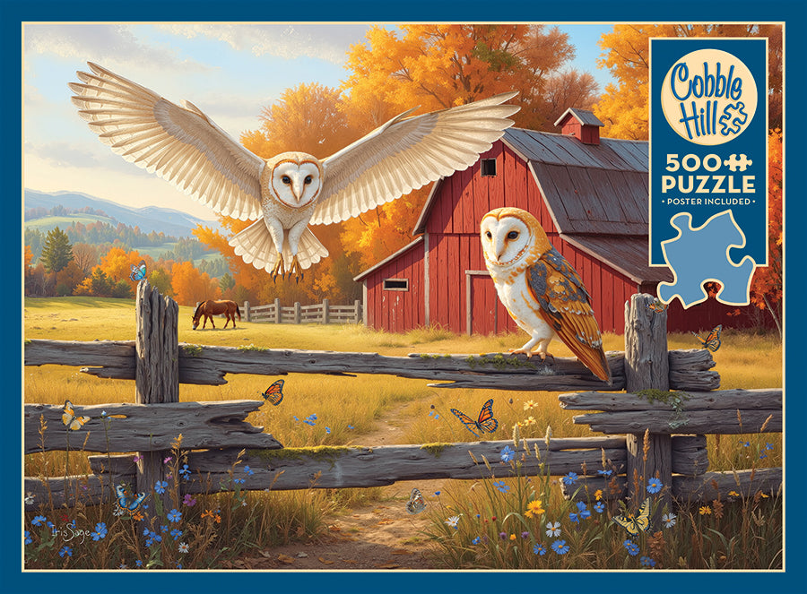 Barn and Owls | 500 Piece | AI Assistance