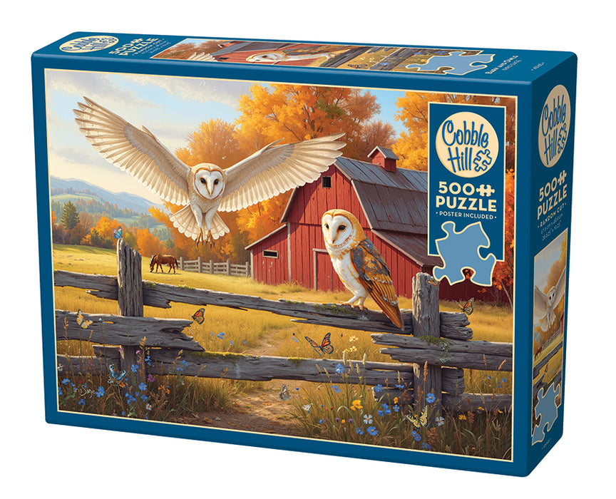 Barn and Owls | 500 Piece | AI Assistance