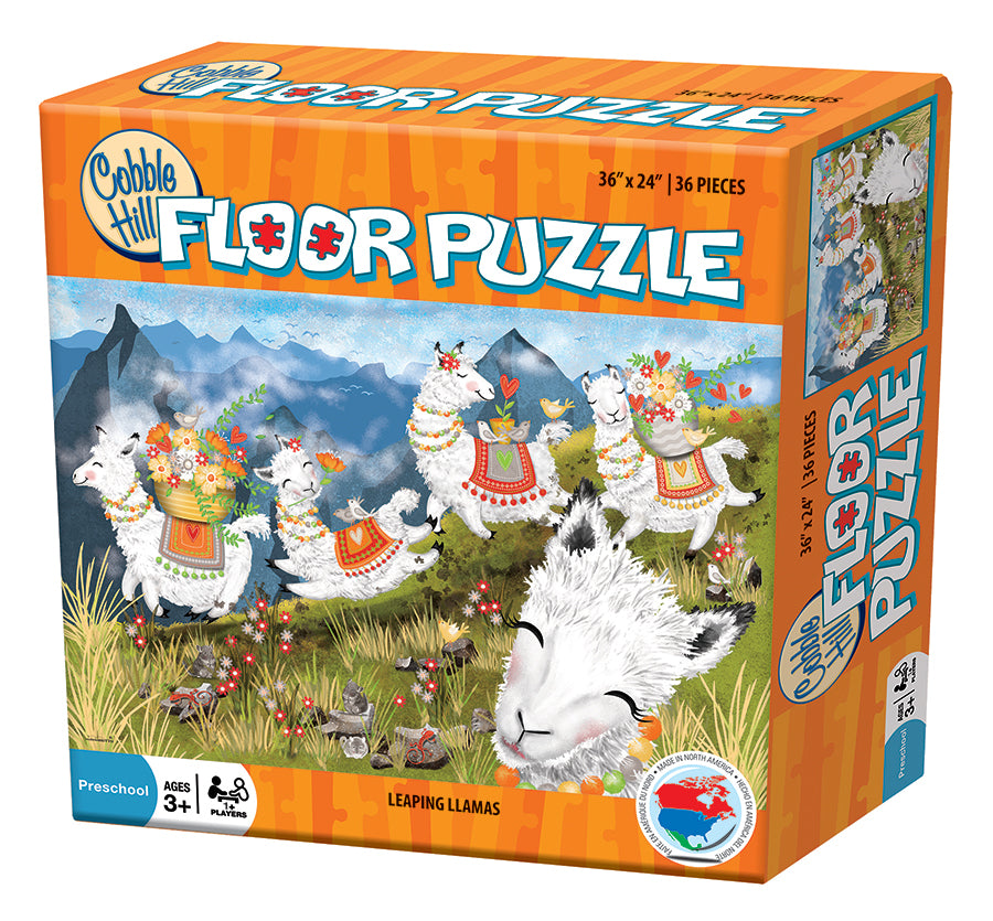 Leaping Llamas (Floor 36pc) Cobble Hill Puzzles Canada site