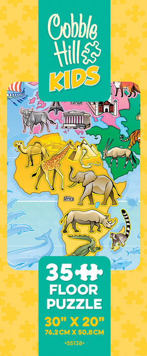 Map of the World | Floor Puzzle 35pc