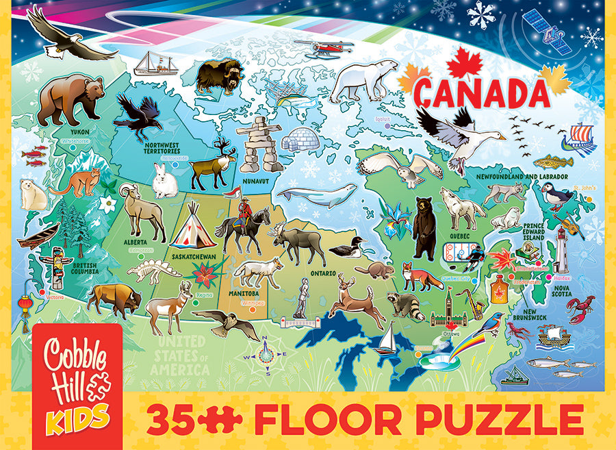 Map of Canada | Floor Puzzle 35pc