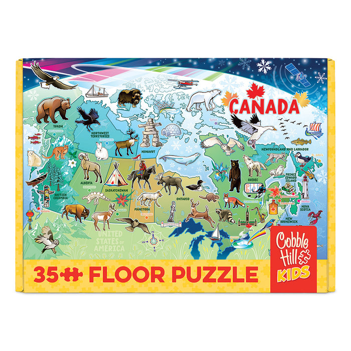 Map of Canada | Floor Puzzle 35pc