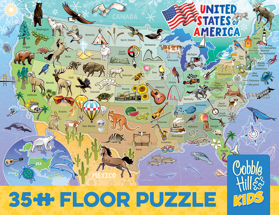 Map of Canada | Floor Puzzle 35pc