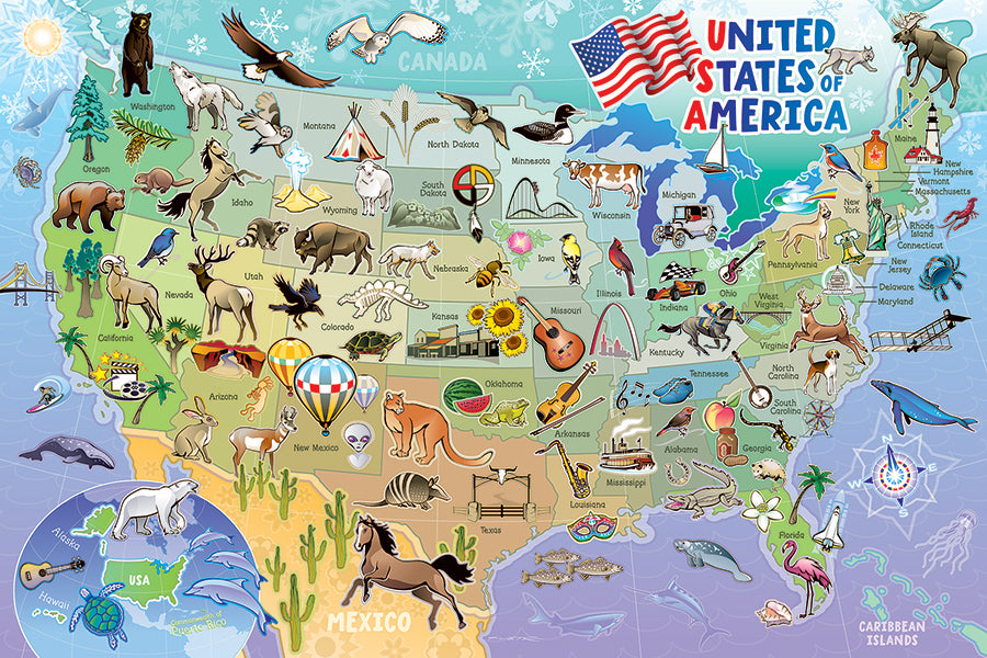 Map of Canada | Floor Puzzle 35pc