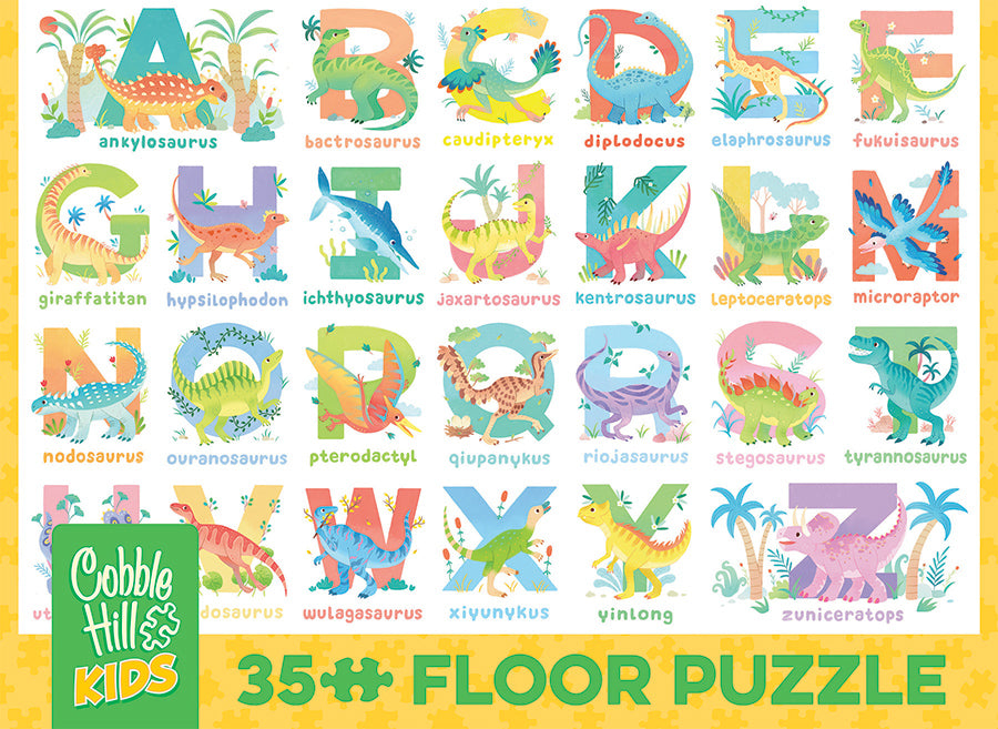 Dinosaur Alphabet | Floor Puzzle 35pc