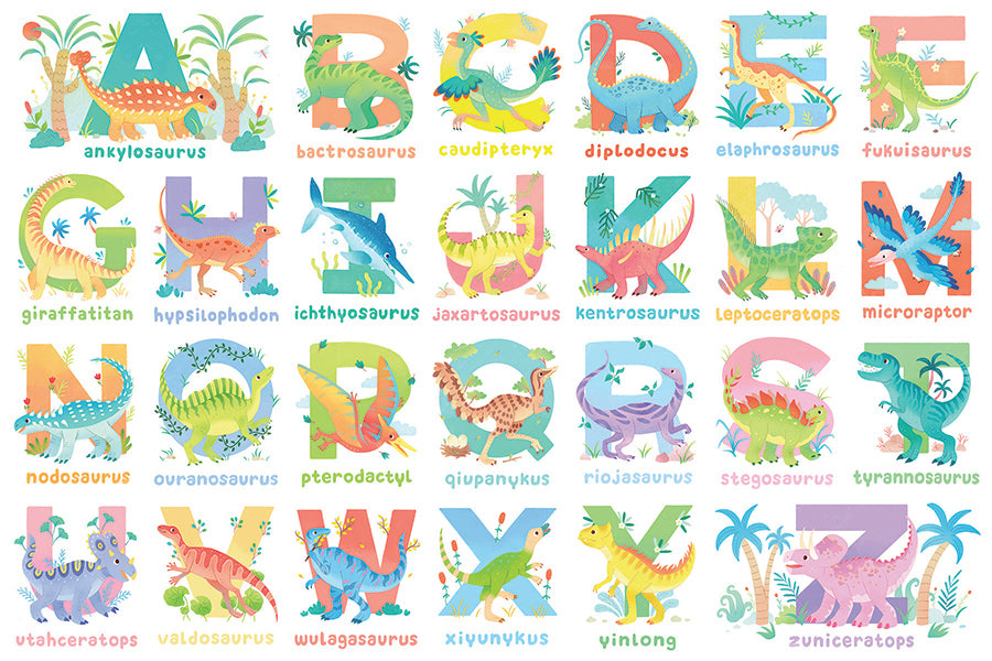 Dinosaur Alphabet | Floor Puzzle 35pc