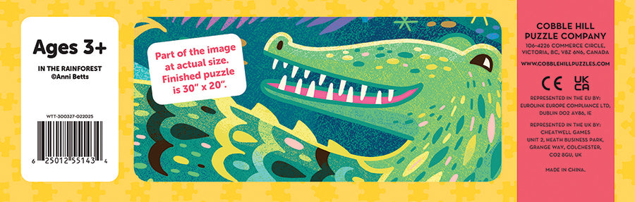 In the Rainforest | Floor Puzzle 35pc