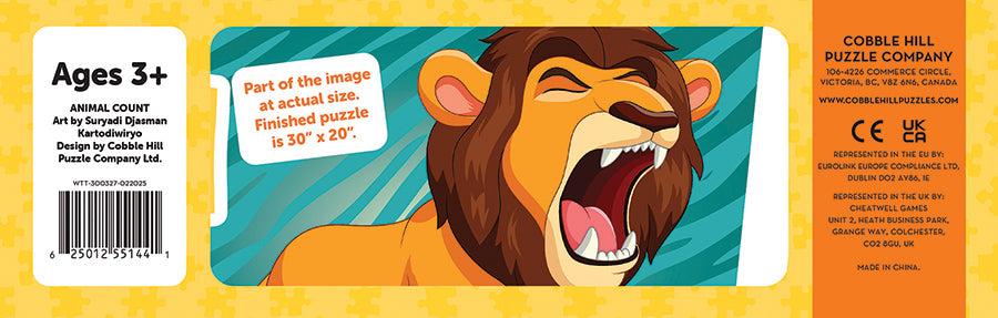 Animal Count | Floor Puzzle 35pc