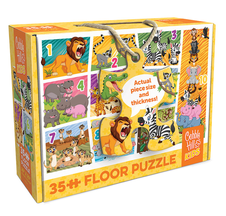 Animal Count | Floor Puzzle 35pc