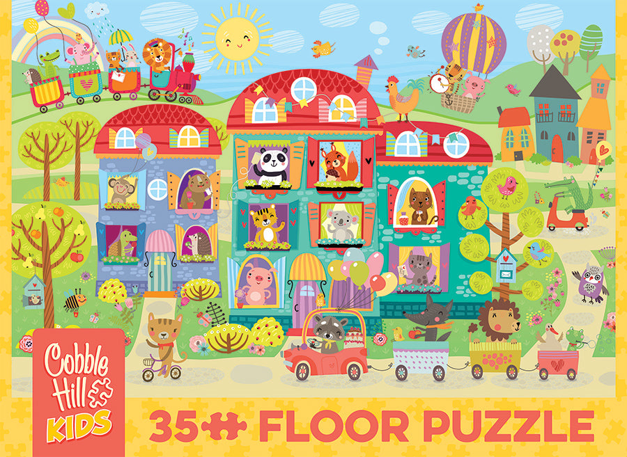 Friendly Neighbors | Floor Puzzle 35pc