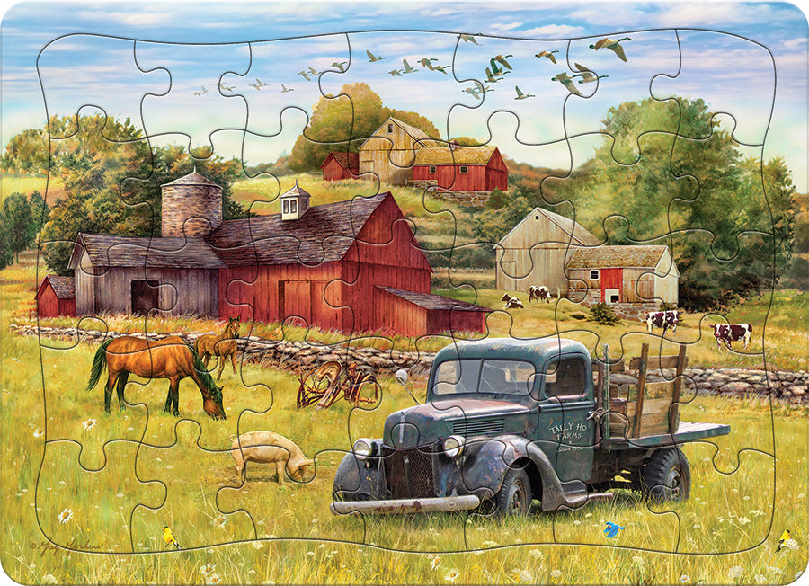 Blue Truck Farm (plateau) | Plateau de 35 pièces