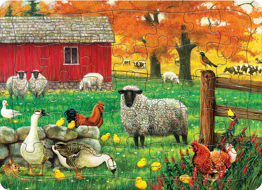 Ferme ovine (plateau) | Plateau de 35 pièces