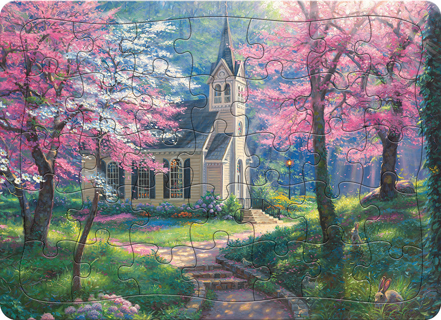 Chapelle des cerisiers en fleurs (plateau) | Plateau de 35 pièces