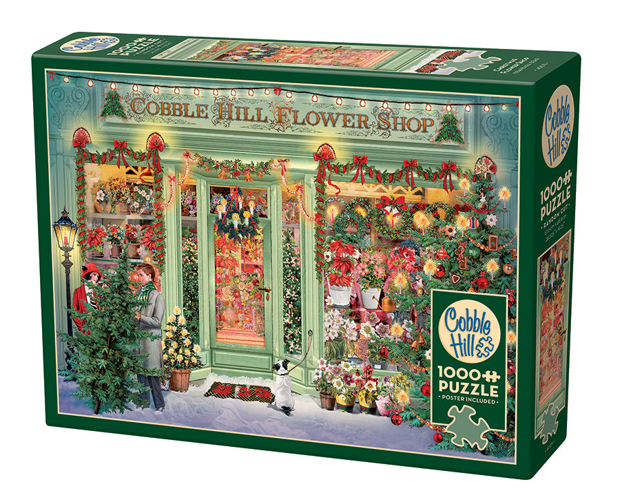 Christmas Flower Shop 1000 piece jigsaw| 40011 |Cobble Hill