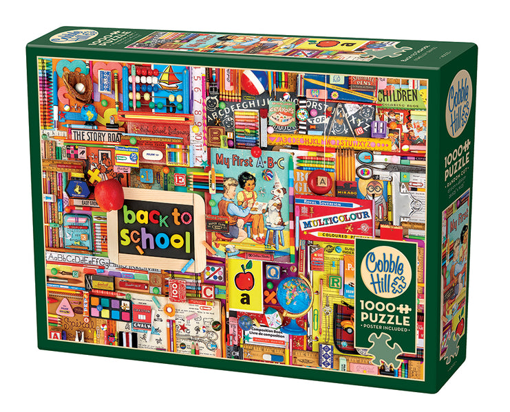 Back to School 1000 piece jigsaw| 40022 |Cobble Hill Puzzles