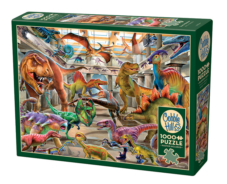 Dino Museum 1000 piece jigsaw| 40034 |Cobble Hill Puzzles Official