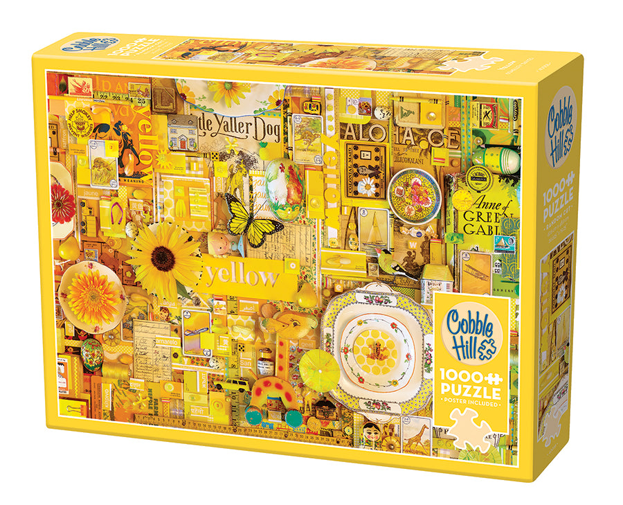 Yellow 1000 piece jigsaw| 40058 |Cobble Hill Puzzles Official Website