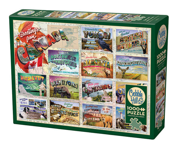 Greetings from Canada 1000 piece jigsaw| 40066 |Cobble Hill