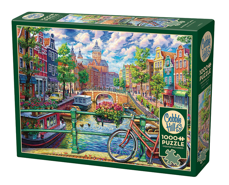 Amsterdam Canal 1000 piece jigsaw| 40076 |Cobble Hill Puzzles