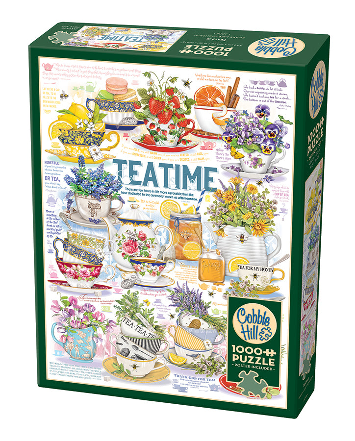 Tea Time 1000 piece jigsaw| 40116 |Cobble Hill Puzzles Official