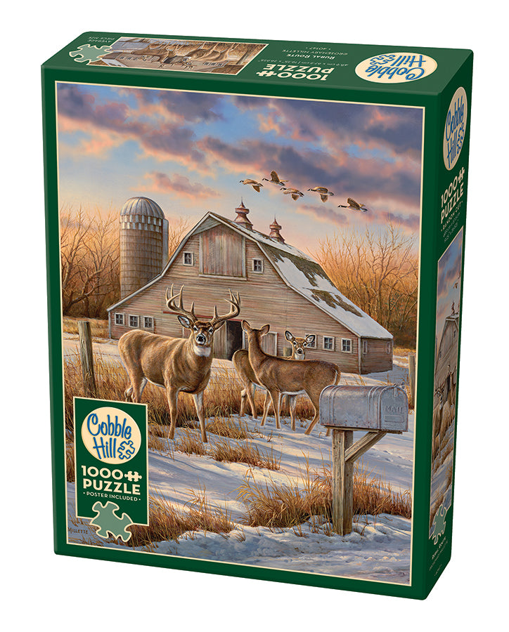 Cobble Hill Puzzle da 1000 pezzi, passeggiata di pioggia, poster campione incluso Cobble Hill Puzzle da 1000 pezzi, passeggiata di pioggia, poster campione incluso