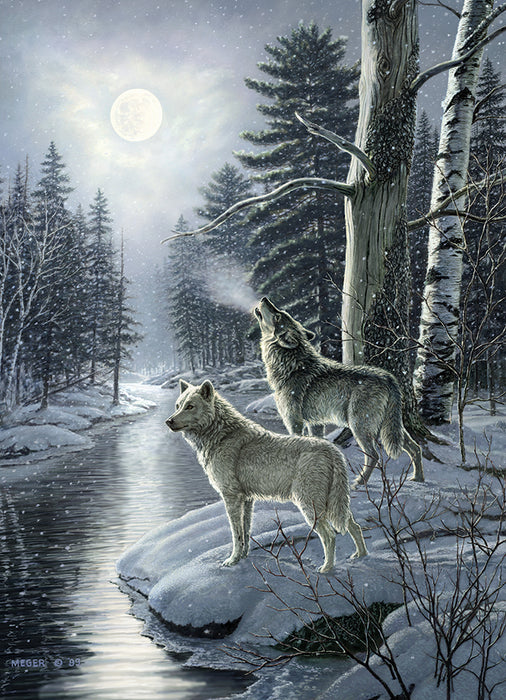 Wolves by Moonlight | 1000 Piece