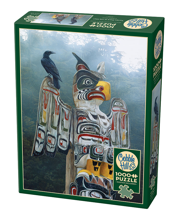 Totem Pole in the Mist 1000 piece jigsaw| 40169 |Cobble Hill