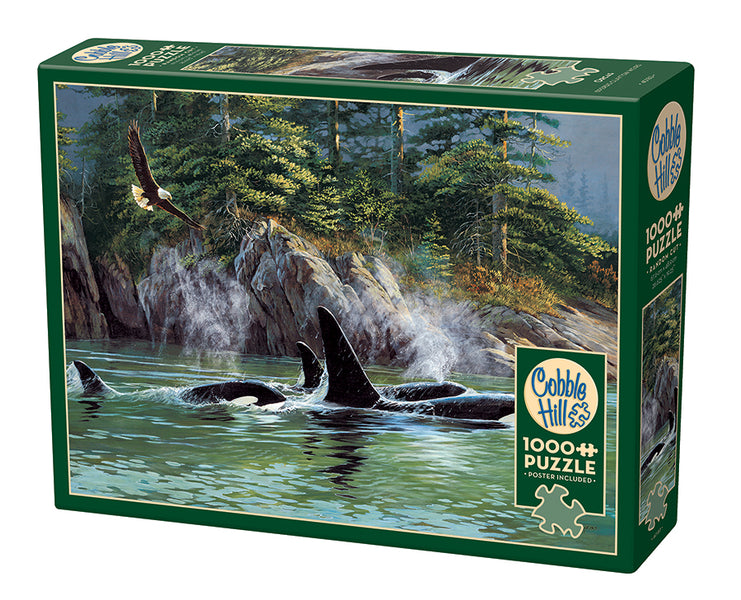 Orcas 1000 piece jigsaw| 40183 |Cobble Hill Puzzles Official Website