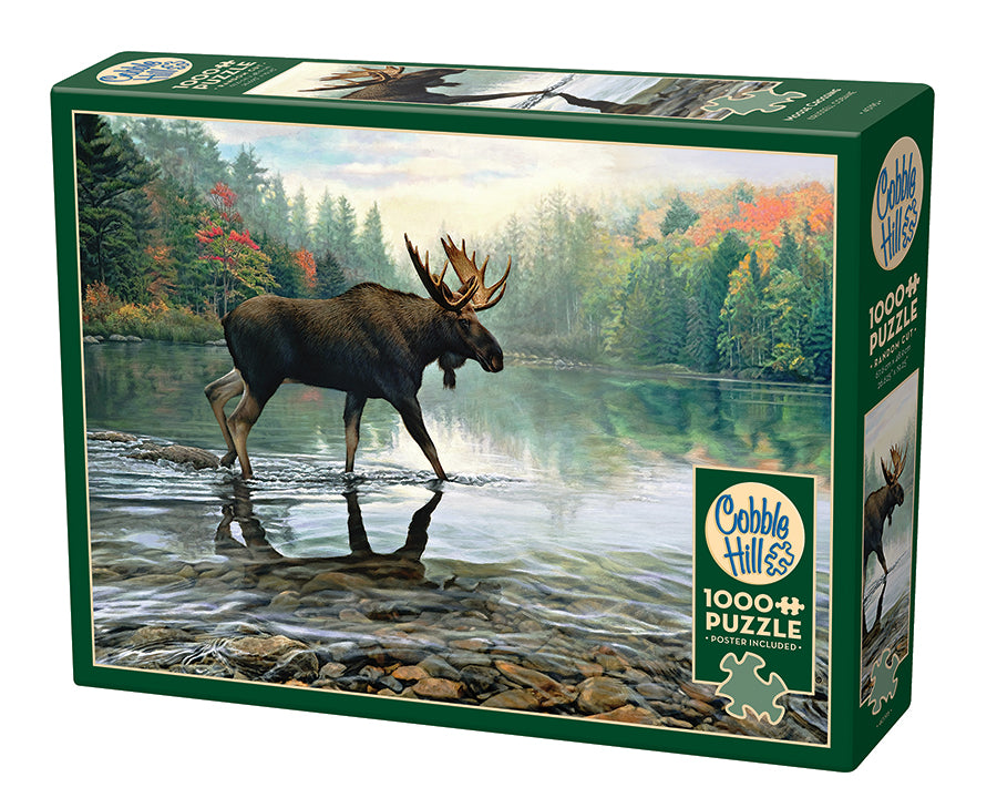 Moose Crossing 1000 piece jigsaw| 40195 |Cobble Hill Puzzles