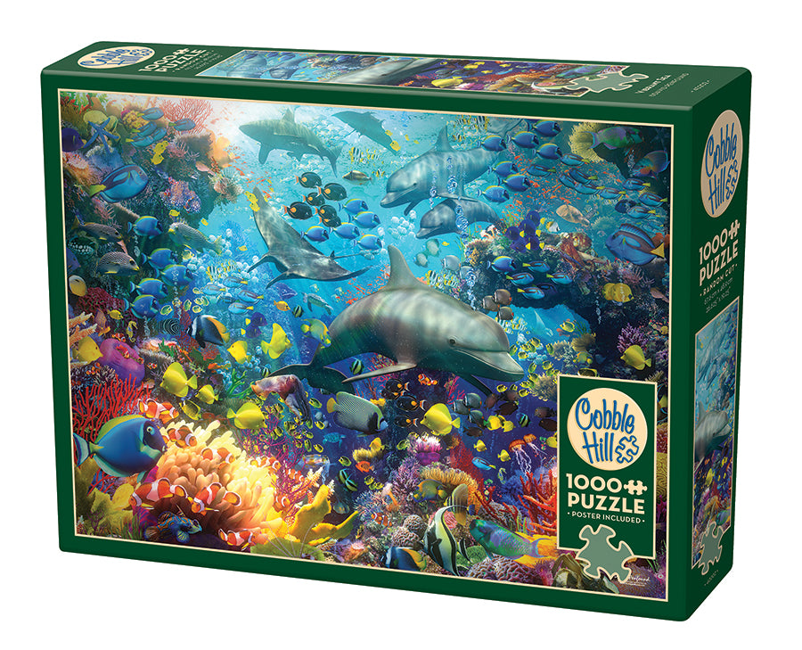 Vibrant Sea 1000 piece jigsaw| 40202 |Cobble Hill Puzzles Official