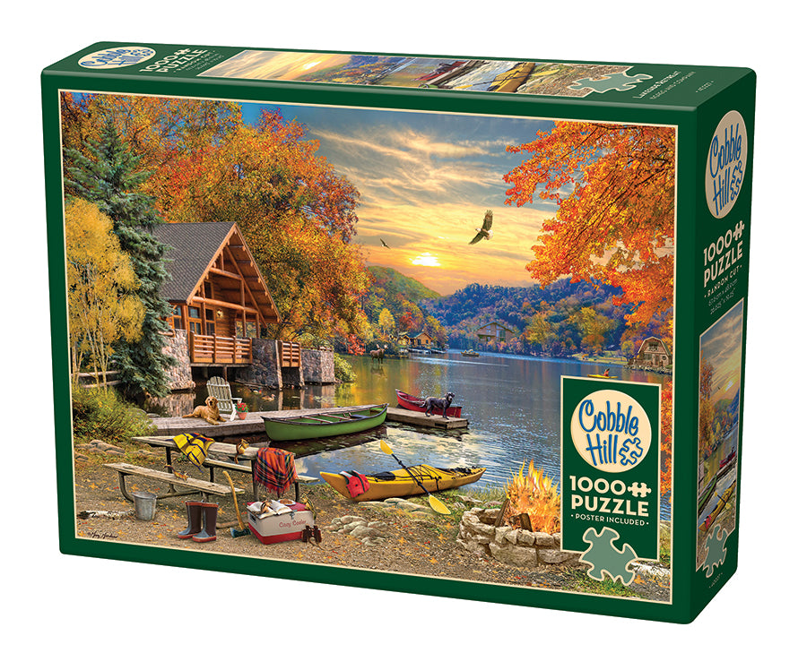 Cobble Hill Lakeside Retreat 1000 Piece Puzzle