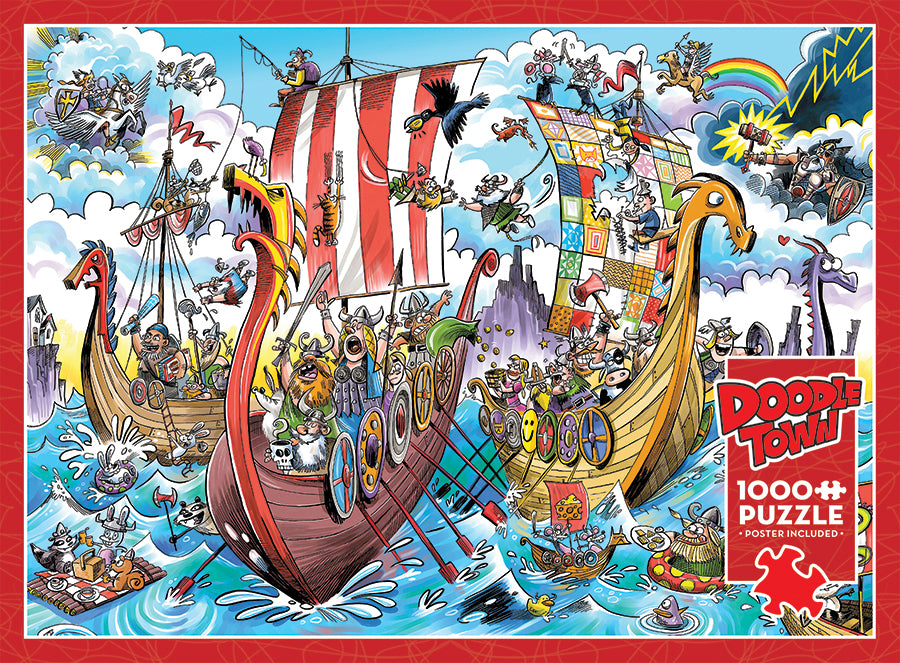 DoodleTown: Viking Voyage | 1000 Piece