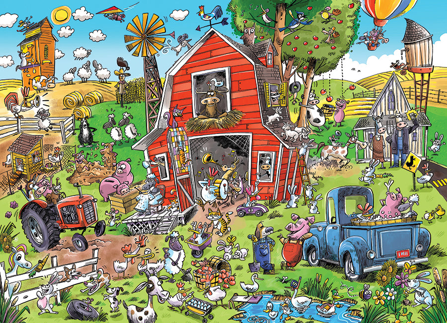 DoodleTown : la folie de la ferme | 1000 pièces