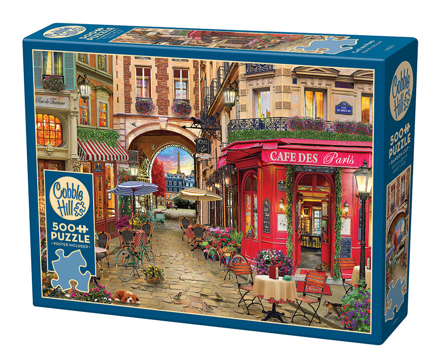 Cafe des Paris 500 piece jigsaw| 45033 |Cobble Hill Puzzles