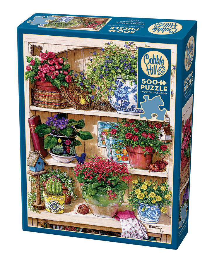 Flower Cupboard 500 piece jigsaw| 45034 |Cobble Hill Puzzles
