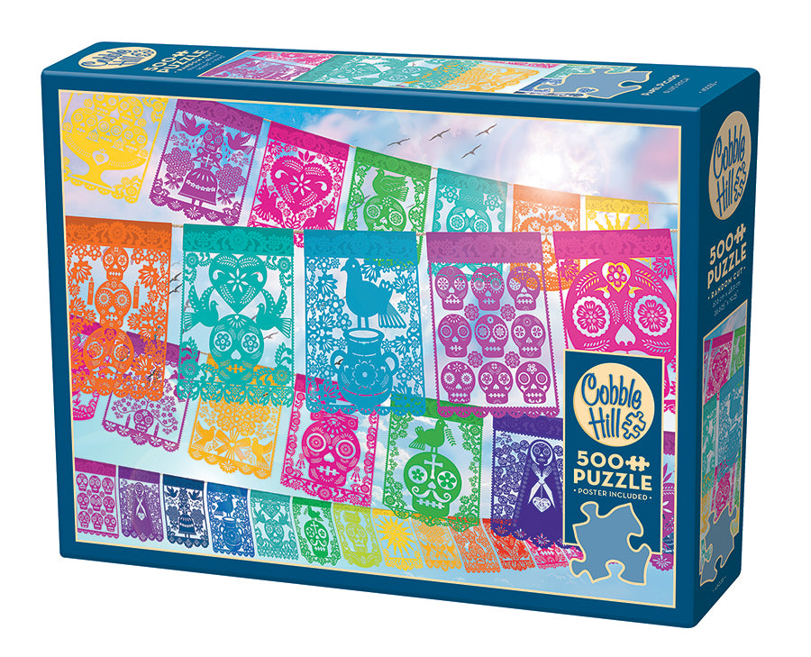 Papel Picado 500 piece jigsaw| 45035 |Cobble Hill Puzzles Official